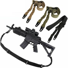 Tactical Two Points Sling with Length Adjuster Traditional Sling with Metal Hook