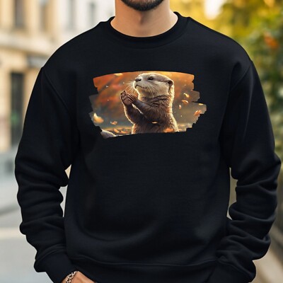 Otter im Anime Sweatshirt Kuschelig und Perfekt für jeden Anlass S bis 4XL