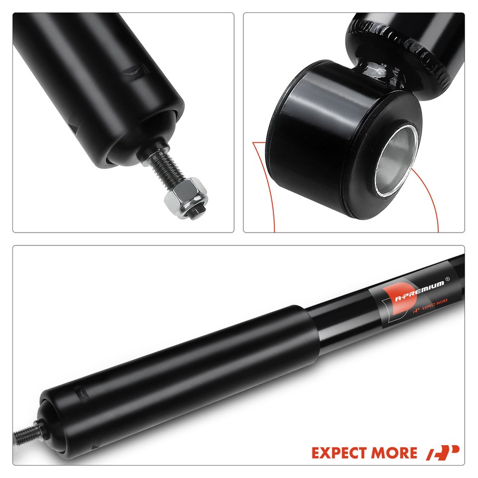 2x Rear Trunk Lift Supports – Volvo 850 Sedan 1993-1997 – 3509350 – QPQ Finish