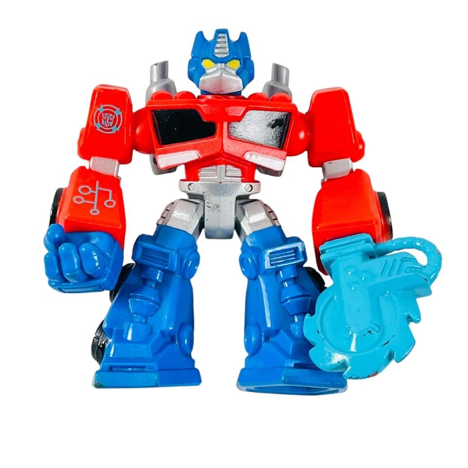 Playskool Heroes Transformers Rescue Bots 2 Action Figures Optimus Prime & Chase - Image 3 of 4