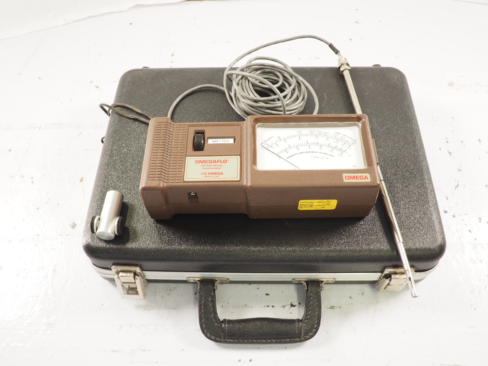 OMEGA OMEGAFLO HH-600 Serie Modello: HHF616 Anemometro | eBay