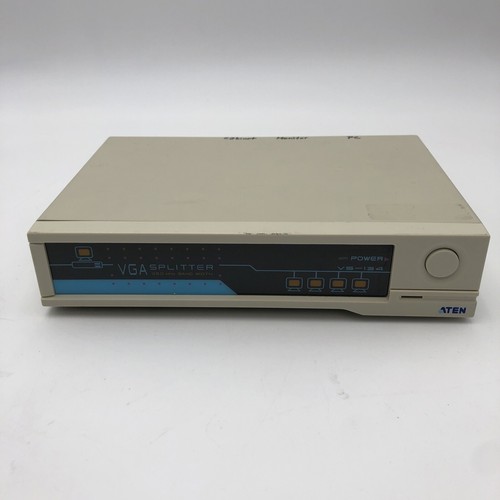Aten VS134 4 Port VGA Video Splitter POWER TESTED ONLY READ