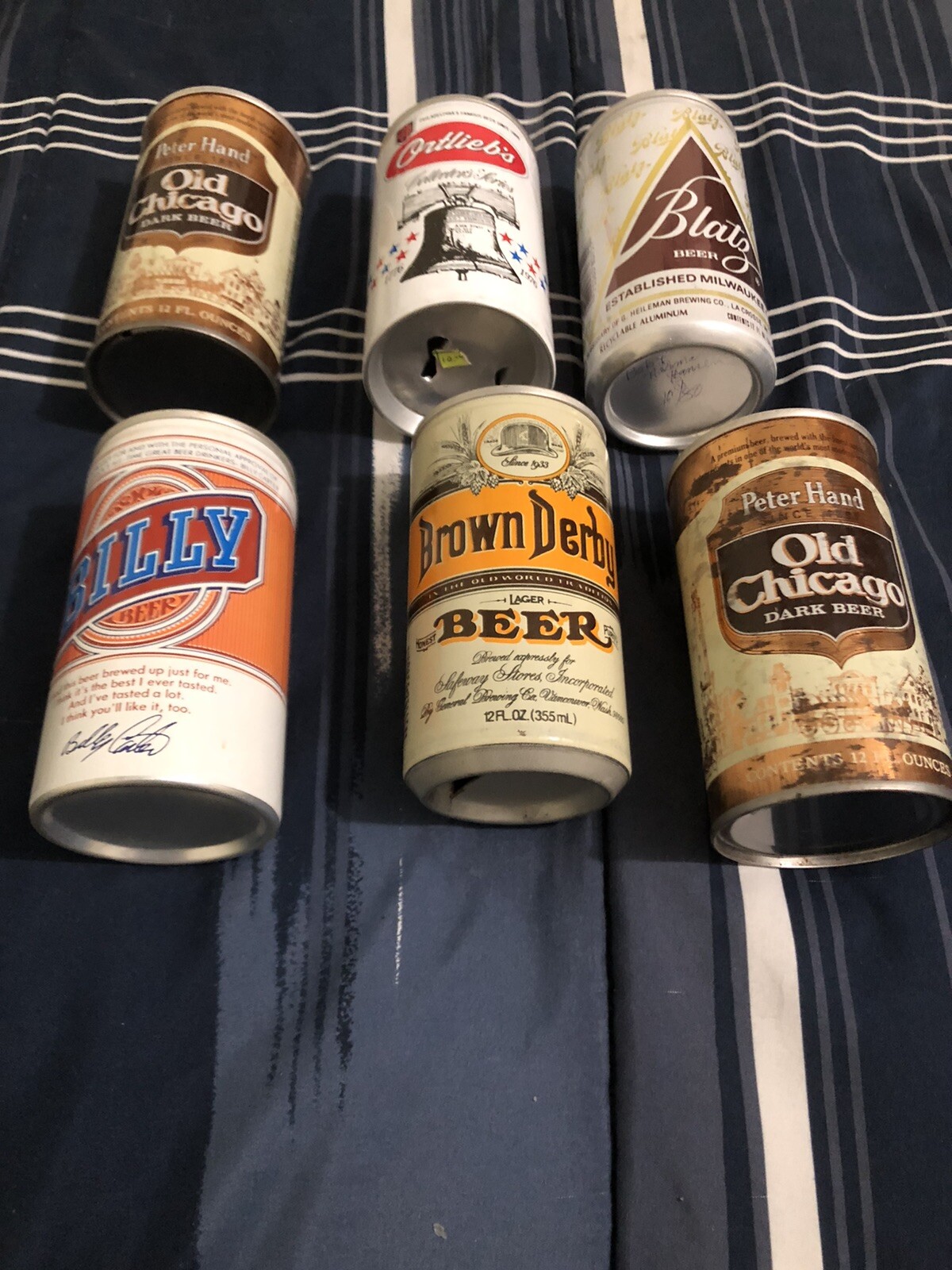 Vintage Lot Of 15 Different Beer Can Names And Brands | eBay