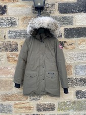 Women’s Canada Goose Trillium Parka Jacket Coat Size Small/10 Fur Hooded Mint