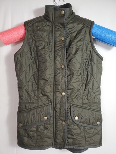 Cavalry Gilet Green Quilted Vest Size 