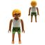 miniatura 23 - PLAYMOBIL personaggio uomo Beachboy surfista SPIAGGIA PISCINA City Life tempo libero