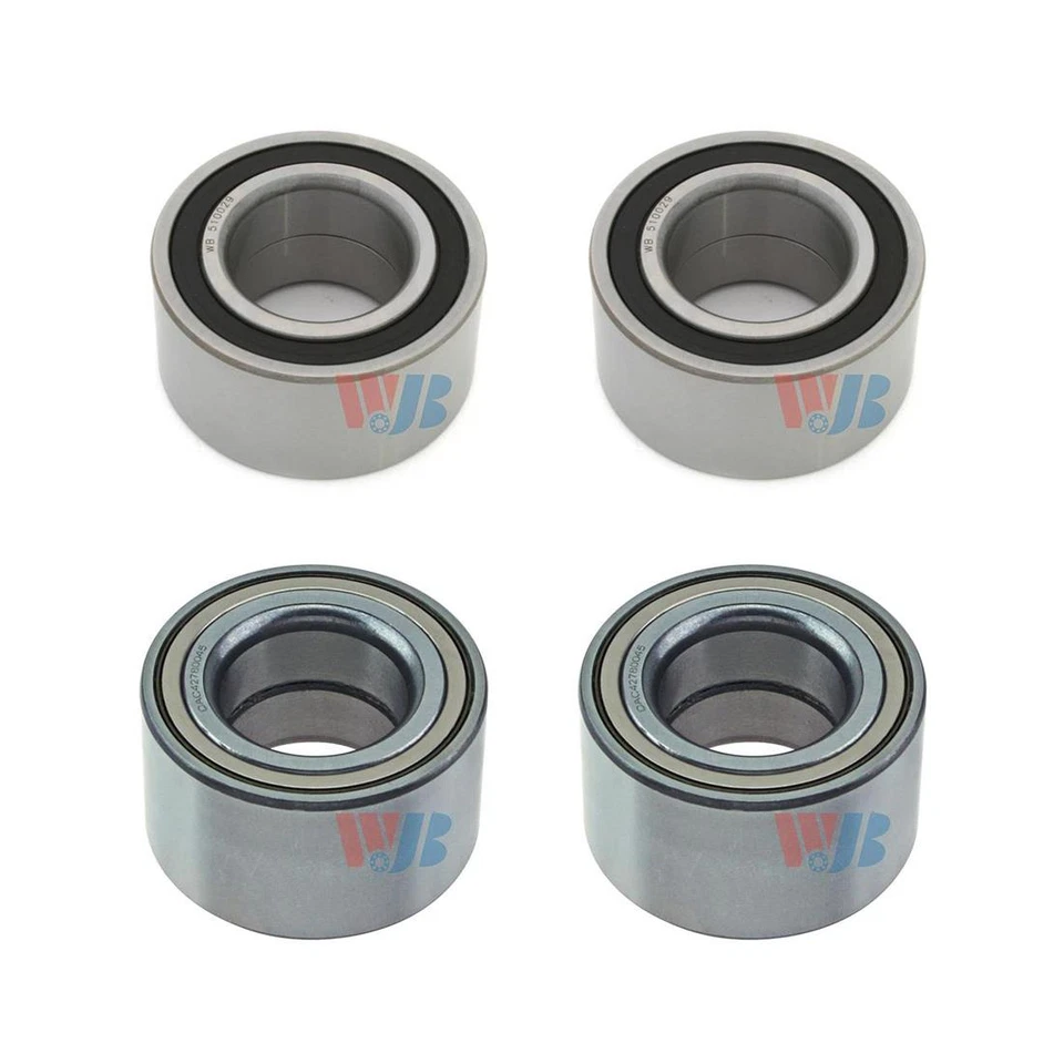 Conjunto de buje de rueda WJB cojinete delantero y trasero 4 piezas para Mazda Tribute 2008 2006 2005 Foto 2 de 4