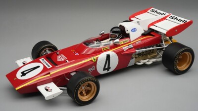 TECNOMODEL TMD18315B FERRARI 312 B2 N.4 MONACO GP 1971 J.ICKX C/VETRINA