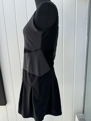 athleta black tennis dress Polo Collar Zipper Tennis Golf Dresses Black Athletic Dresses  Attraco