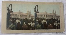 1904 Stereoview Photograph St Louis World Fair Opening Day April 30 1904 