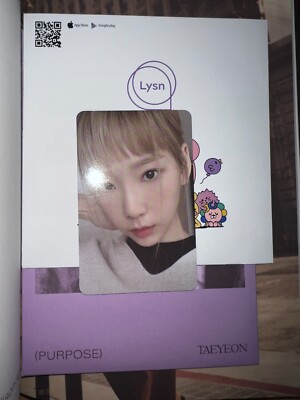 SNSD TAEYEON [PURPOSE REPACKAGE] Autographed Signed Album GIRLS