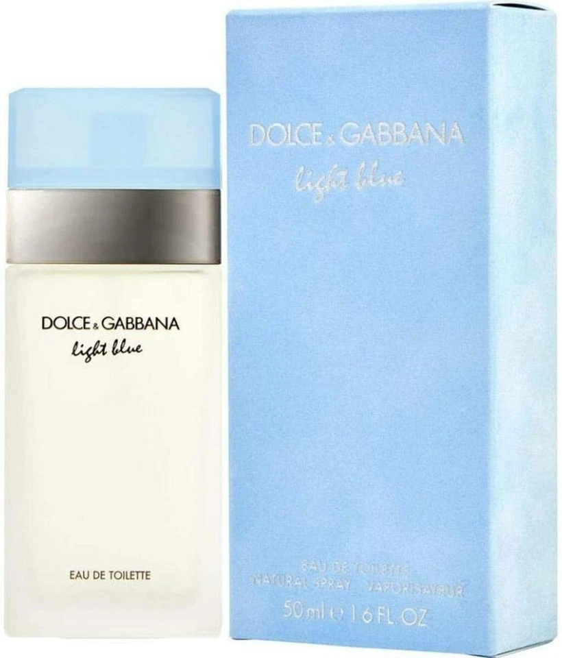 D&G Dolce & Gabbana Light Blue Eau De Toilette 50ml Spray For Her Women Perfume