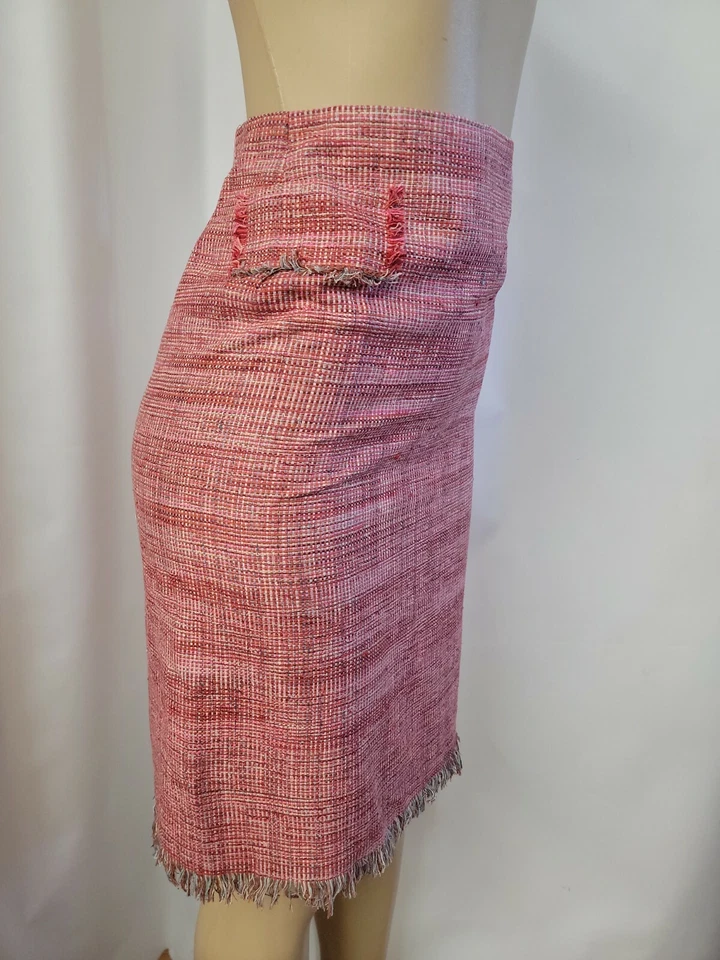 Falda Rosa Calypso By Christiane Celle Colorido Twees Pencol Talla S #CB4 Foto 3 de 4