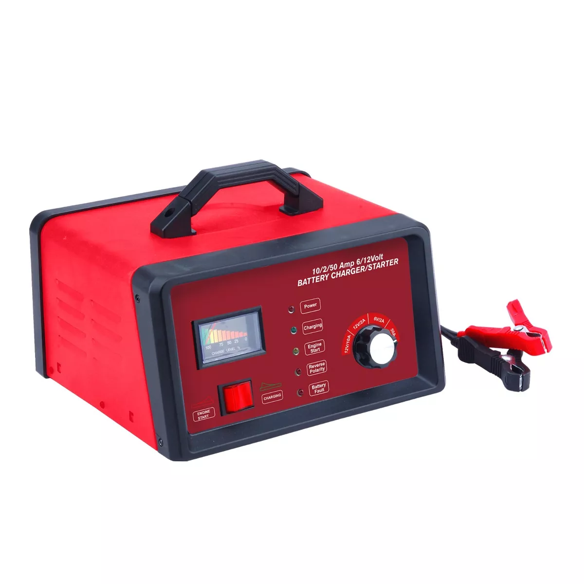 2 10 50A Battery Charger with Engine Start
