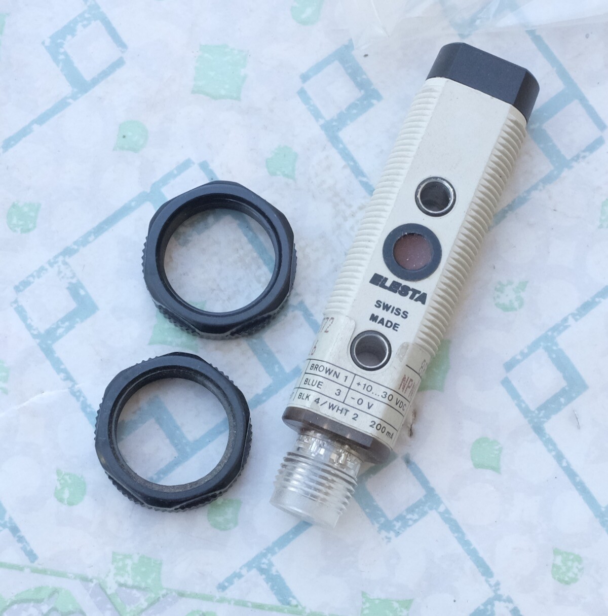 Détecteur opto-électronique Elesta OLS372A316, cellule photoélectrique NPN pour machine de tri