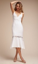 Nicholas Amina BHLDN White Wedding Floral Lace Formal Bridal Dress Size 4 New