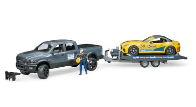 BRUDER   02504   RAM 2500 Power Wagon und Roadster Bruder Racing Team, NEU & OVP