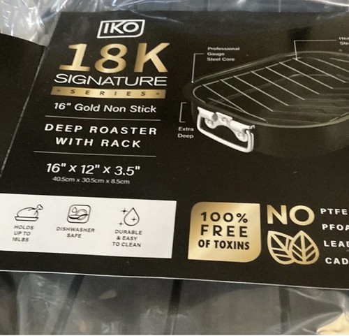 Iko 18k 16.5 Gold Non Stick Deep Roaster - Picture 4 of 4