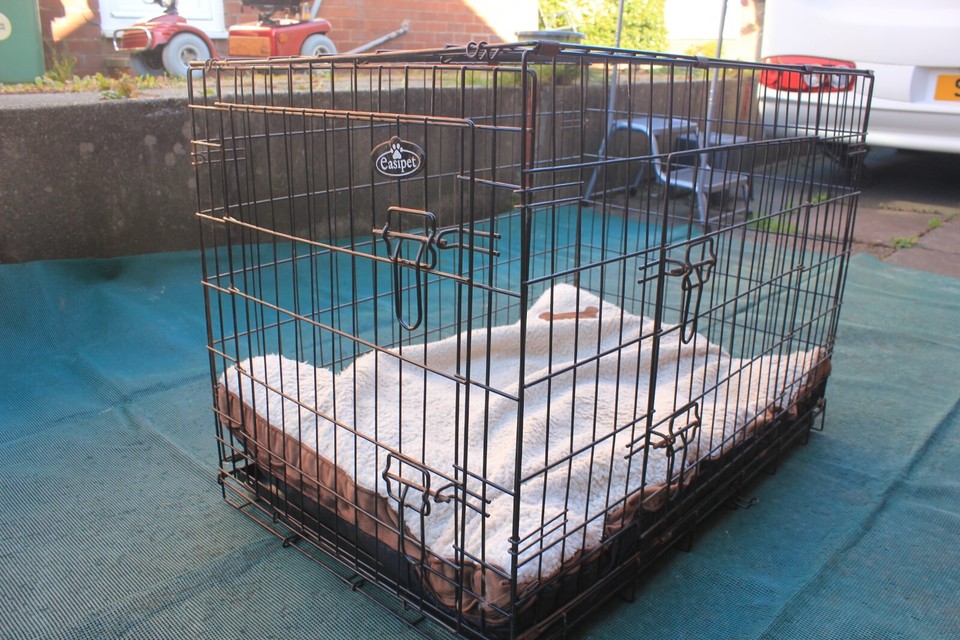 Dog Cage Puppy Training Crate Small Pet Carrier Medium Large Metal
