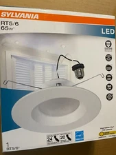 Recessed LED Downlight Kit 65W Equivalent SYLVANIA 5"/6 Efficient 10W 700 Lumen