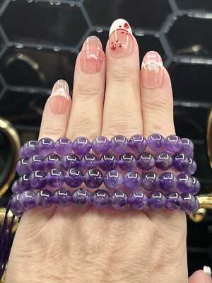 Natural Amethyst Adjustable Bracelets See photos Free ship 