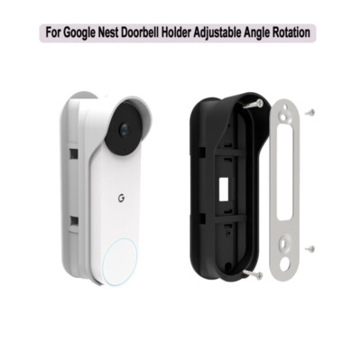 Camera Doorbell Bracket Adjustable Angle Swivel Bracket For Google Nest Doorbell