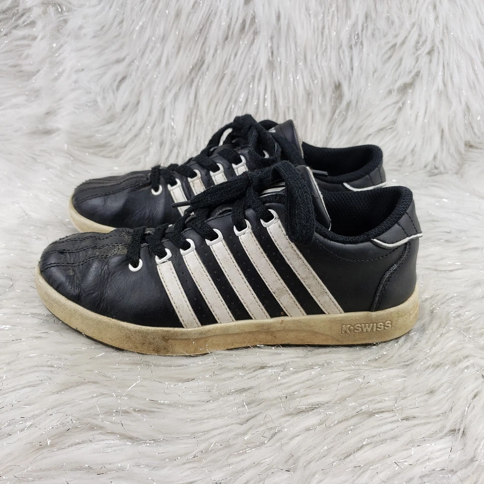 Zapatillas K-SWISS Negro Blanco Niños Talla 3 Foto 3 de 4