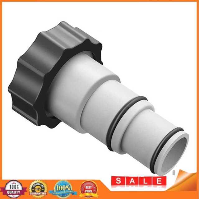 For Intex ARU Threaded Connection Pumps Plastic Hose Adapter with Collar