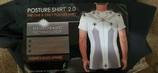 Men's AlignMed Posture Correcting Shirt 2.0 Neuroband Technology Black XXL 2XL