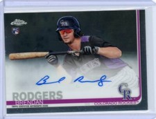 2019 Topps Chrome Baseball Rookie Autograph #RA-BR Brendan Rodgers