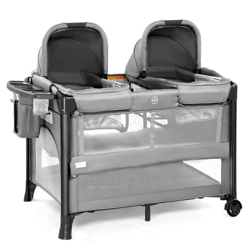 JOYMOR Twin for Baby, Bedside Convertible to Bedside