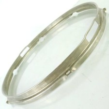 Ludwig 14" 6-Lug Nickel-BRASS Triple-Flange Snare Resonant Drum Rim/Hoop NOB WFL