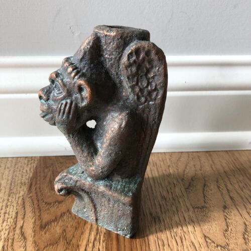 Gargoyle Notre Dame Style Gothic Grotesque Demon Figurine - Picture 4 of 7