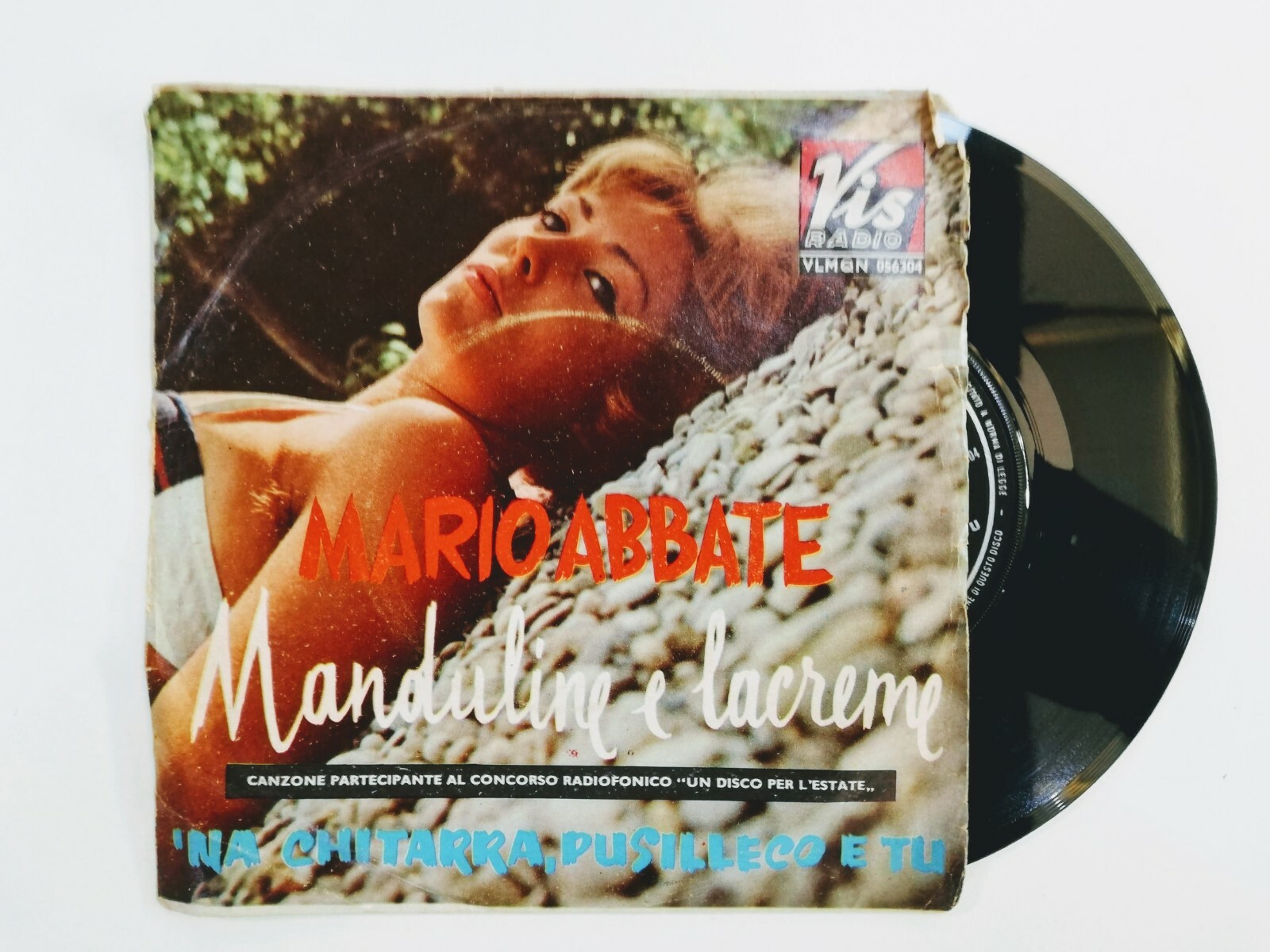 Mario Abbate ‎– Manduline E Lacreme NA GITARRE - PUSILLECO E TU VINYL 45 RUNDEN