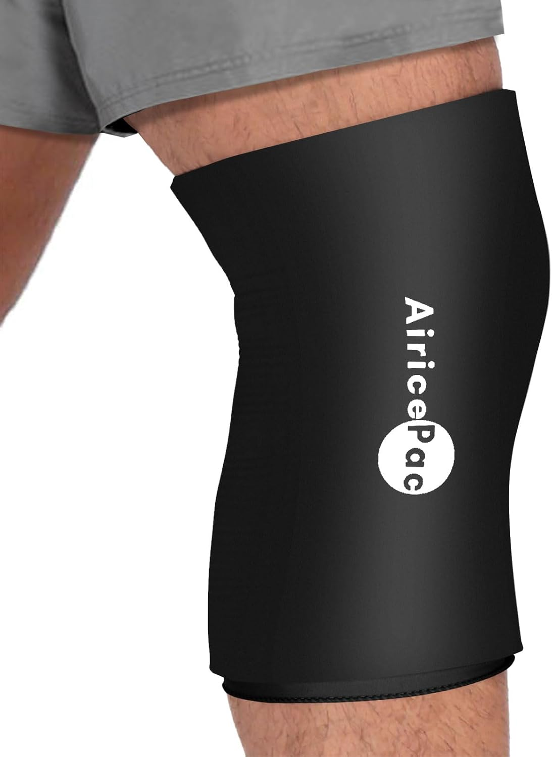 Reusable Knee Ice Pack Wrap with Compression Sleeve for Injuries & Pain Relief