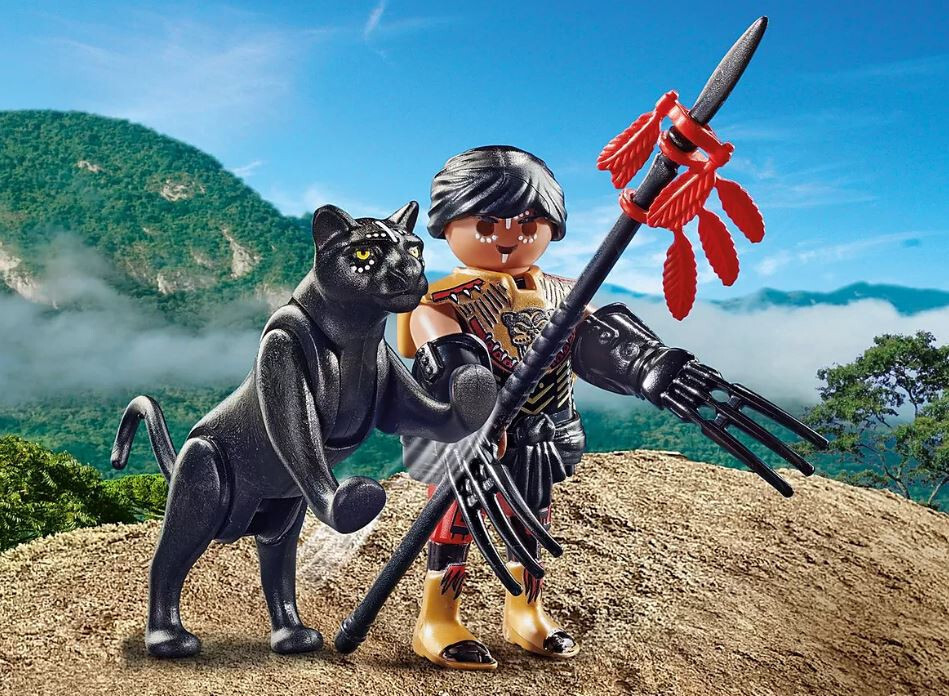 Playmobil Special Plus Set 70878 Warrior with Panther NEW NO BOX
