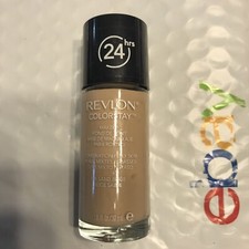 Revlon ColorStay 24HR Combo/Oily Skin 180 SAND BEIGE uns nwob NON-PUMP