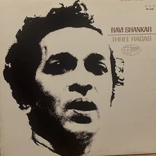 Ravi Shankar "Three Ragas" 1967 Vinyl Record In Excellent Condition!