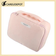 1Pcs Large Makeup Bag Cosmetic Travel Toiletry Bag Case Organizer for Women Pink