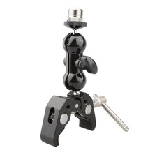 Crab Clamp Mini Ball Head Camera Mount For Microphones Holder Bracket 1196