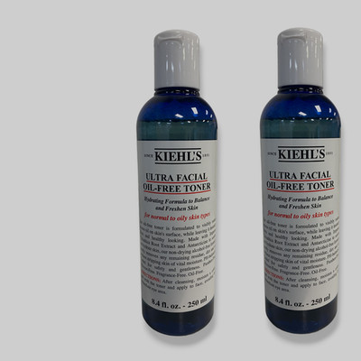 $60 Kiehl's Since 1851 2-Pack Ultra Facial Oil-Free Toner 250ml | 8.4 fl.oz