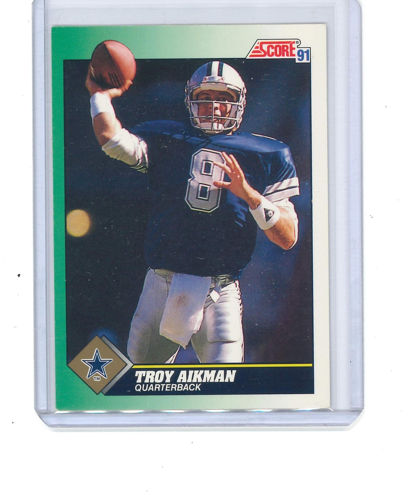 Troy Aikman 1991 Score #225