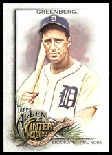 Hank Greenberg 2022 Topps Allen & Ginter Chrome #80 Tigers MLB READ FREE SHIP