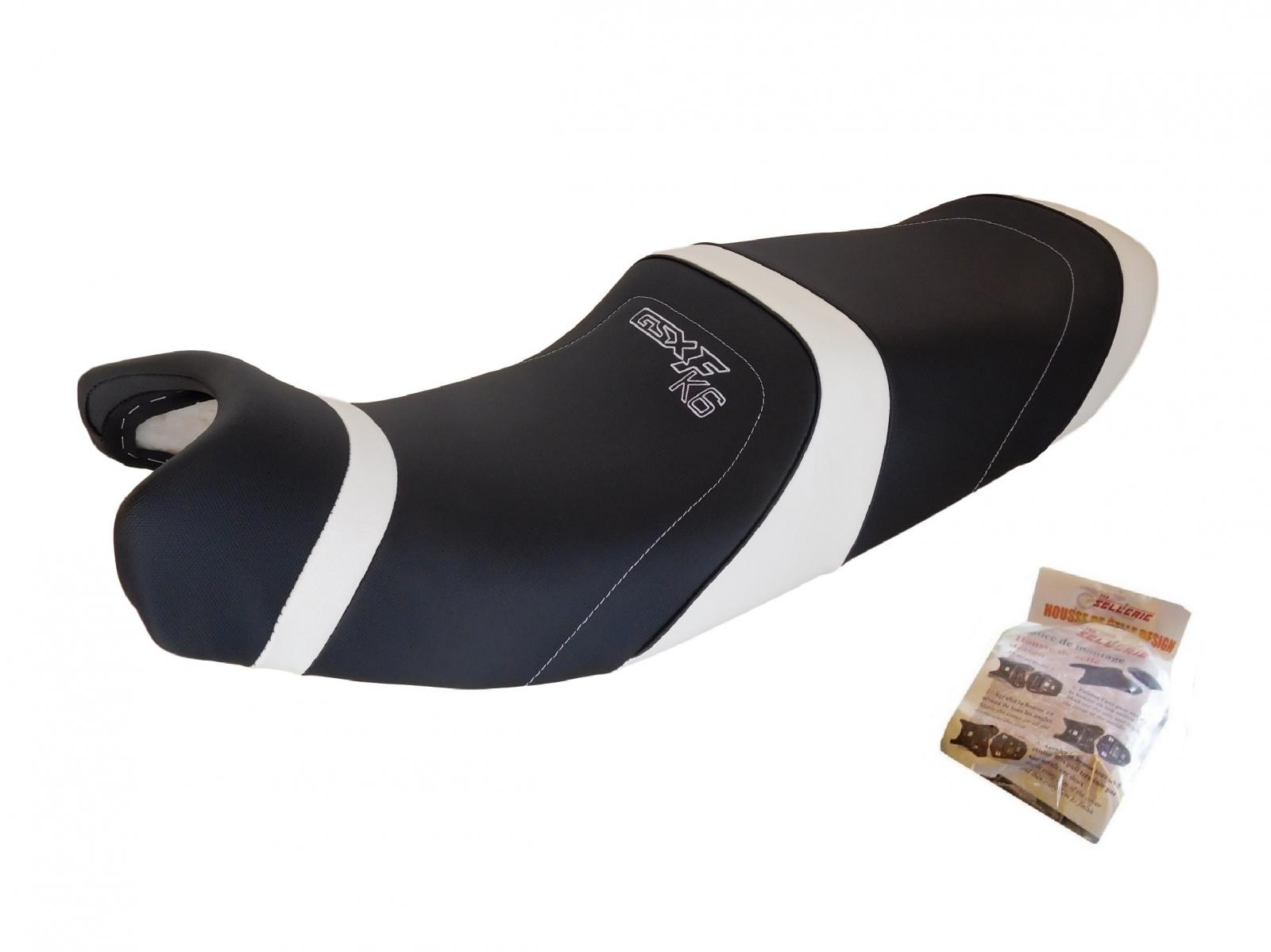 Housse de siège antidérapante noire pour moto Suzuki GSX-F 600 Katana 1988-1997