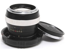  Zeiss for Contarex Planar 1.4/55mm lens BLACK clean condition w. caps