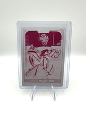 JACOB MARKSTROM 2021-22 OPC O-PEE-CHEE HOCKEY MAGENTA PRINTING PLATE 1/1 #412
