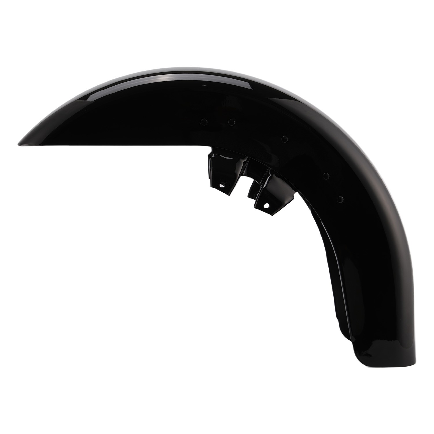 Vivid Black Front Fender Fit For Harley Touring Electra Glide Road King 1989-13