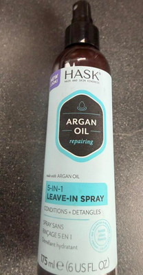 HASK Arganöl 5-in-1 Leave in Conditioner Spray, reparierend für alle Haartypen,