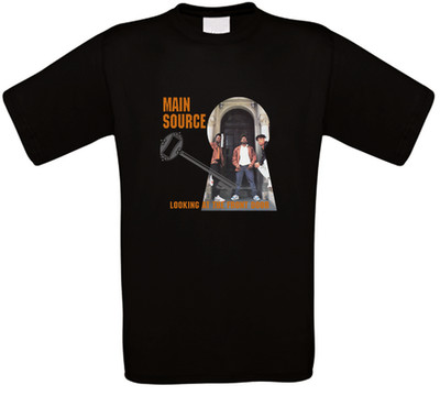 Main Source Looking at the front door Rap Hip Hop T-Shirt alle Größen NEU