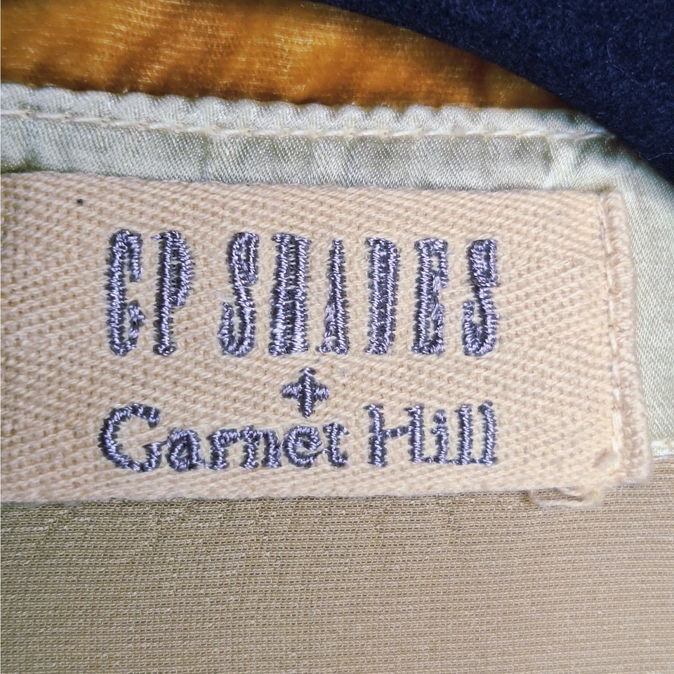 Camisa CP Shades + Granate Hill Romy Terciopelo Abotonada XL Mujer Cuello Vacaciones Foto 3 de 4